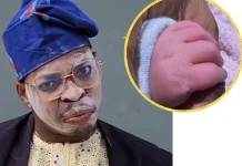 Woli Agba welcomes new baby, says it's a prophetic blessing